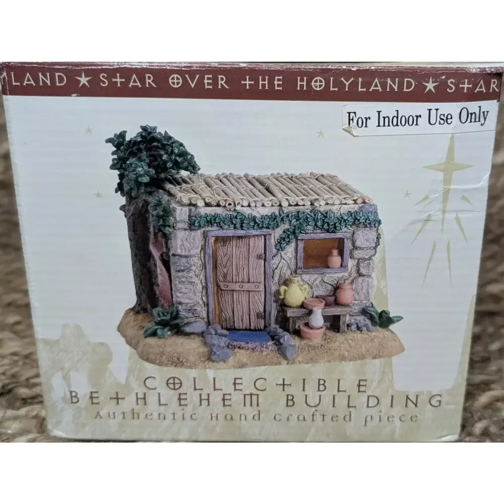Vintage Porcelain Collectible Bethlehem Village LightUp Holiday Christmas Decor